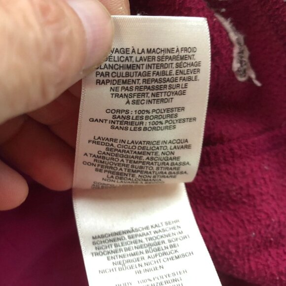 Columbia Womens Vest Jacket Size 2X Fleece Full Zip Stand Collar Winter Cozy Red - Picture 9 of 16